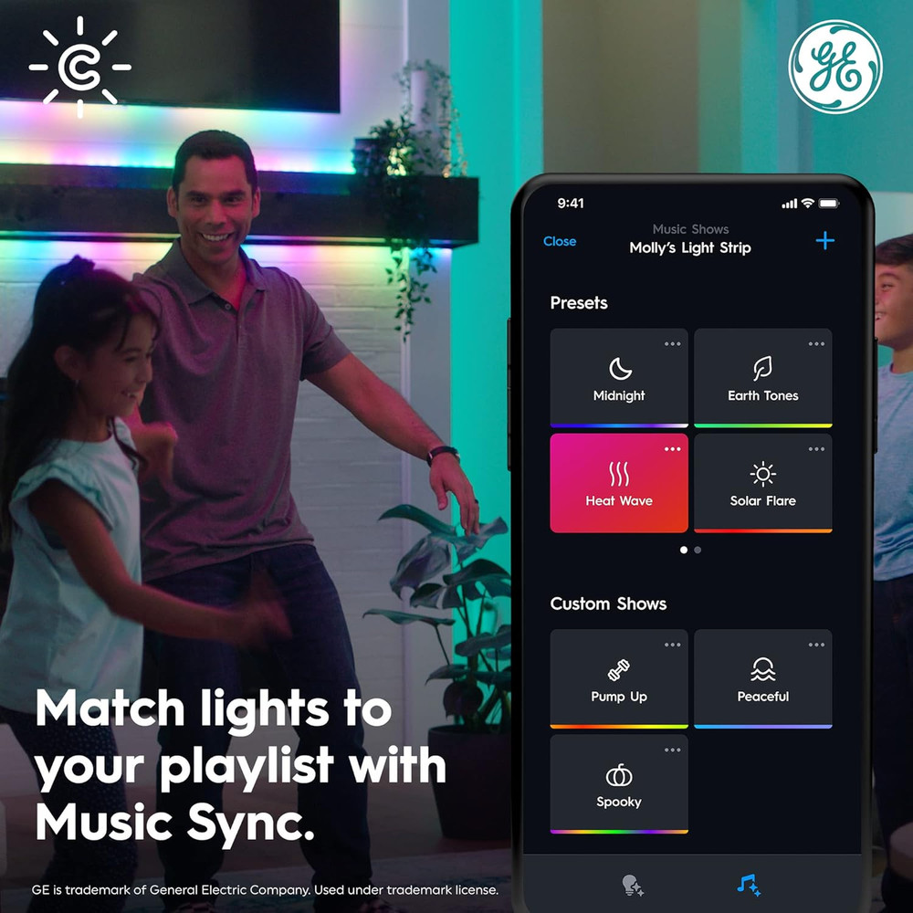Dynamic Effects Smart LED Light Strip Music Sync Color Changing Lights Indoor