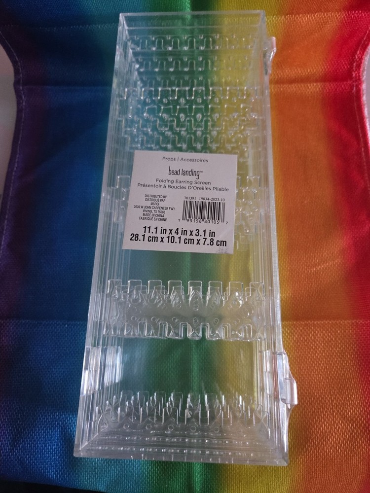 Folding Earring Display by Bead Landing. New