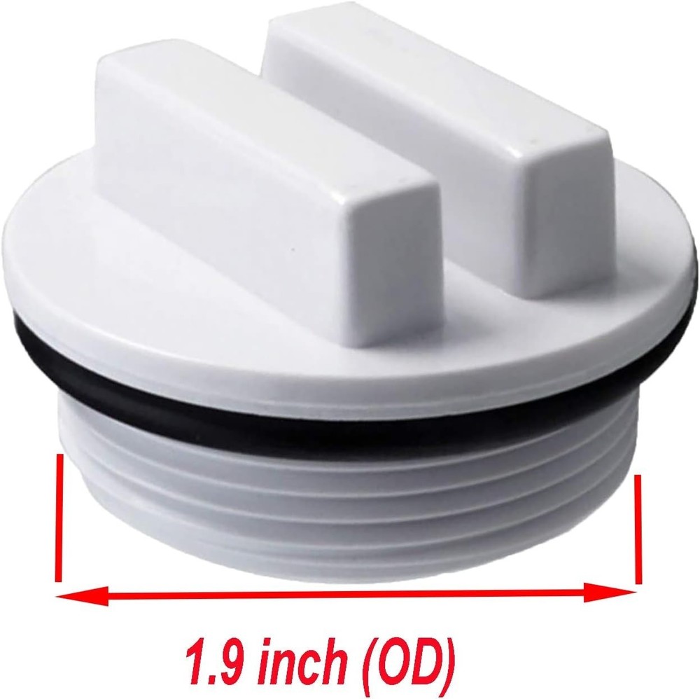 Essential 2-Pack 1.5" Winterizing Pool Plugs Compatible with Major Brands