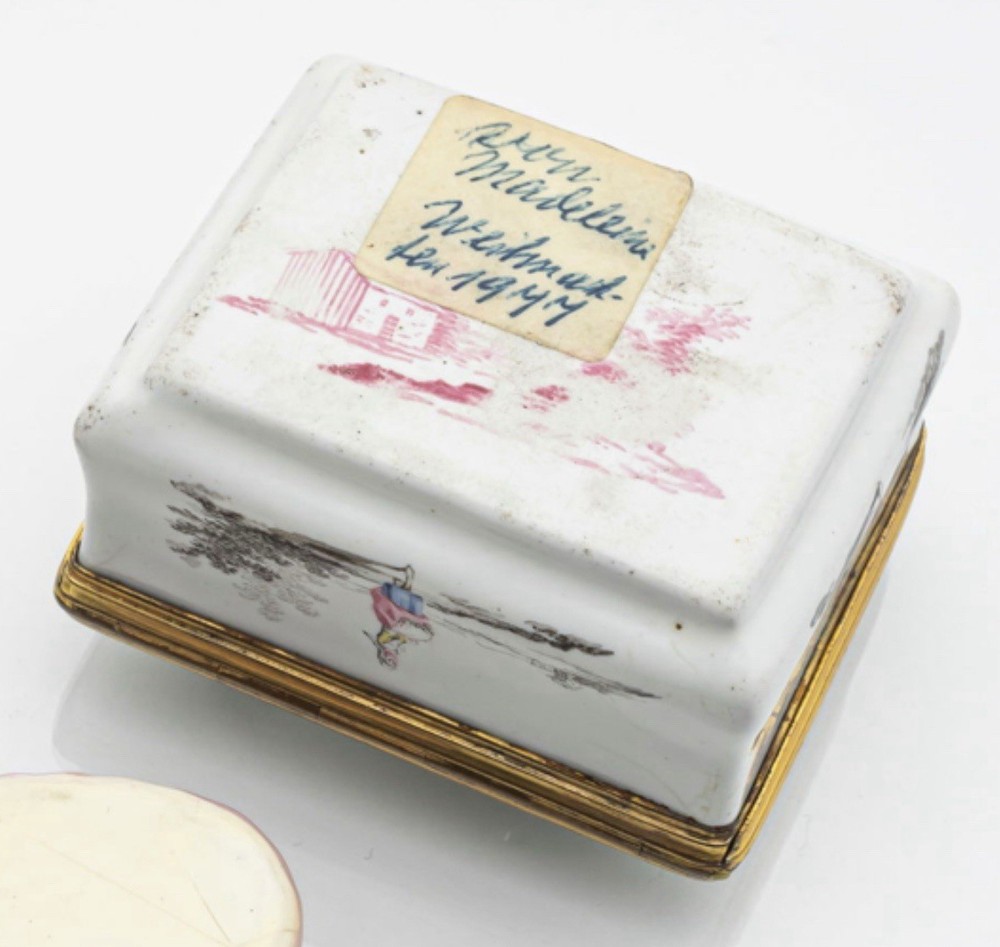 18th Century Copper Enameled Snuff Box