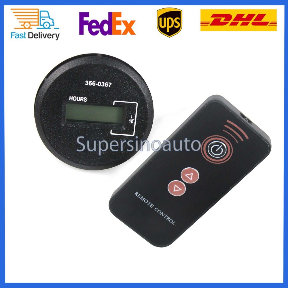 Timer Hour Meter w/Remote Control 366-0367 197-8832 For Excavator 320D E320D