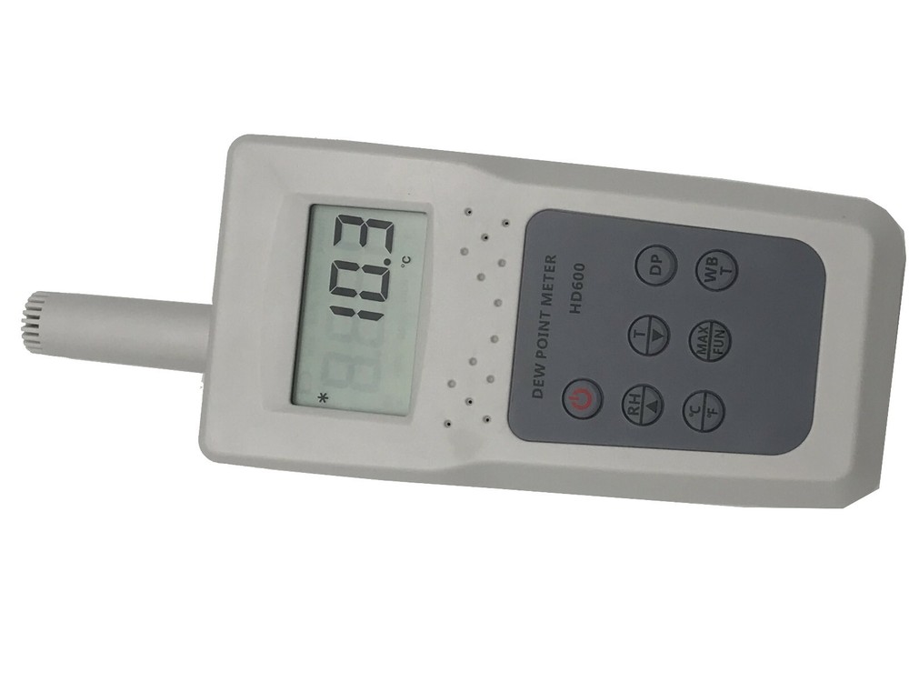 Dew Point Meter Thermometer Humidity Temperature Tester Wet Bulb Temp Meter