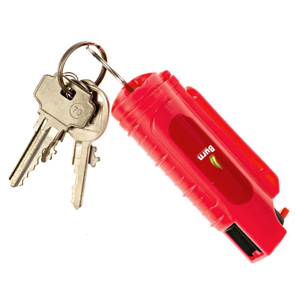 BURN Pepper Spray 0.5oz Self Defense Security Keychain Red 3 Pack