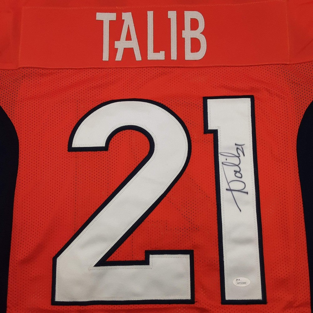 Aqib Talib Authentic Signed Pro Style Jersey Autographed JSA R2
