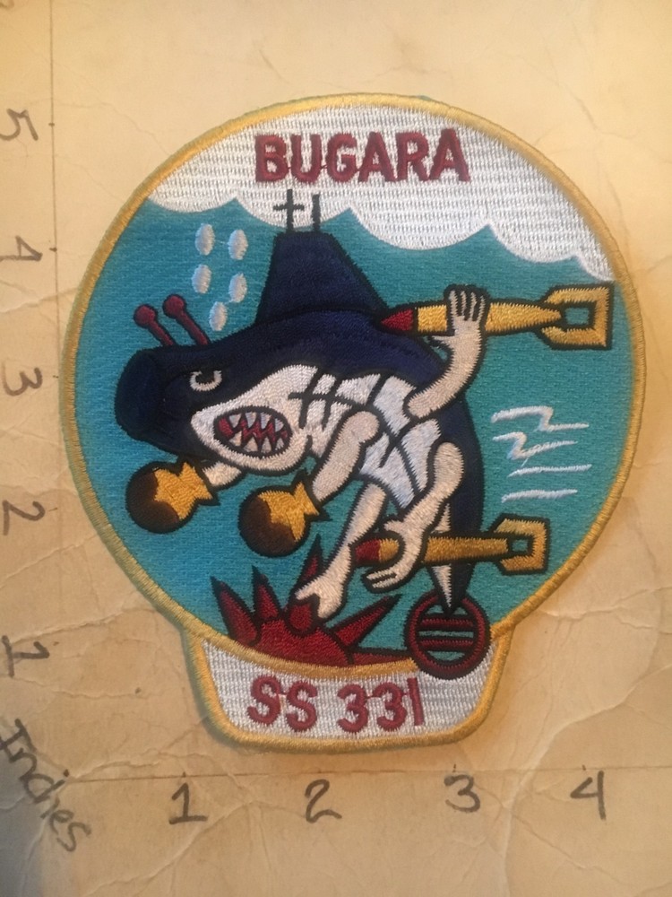 US NAVY USS Bugara SS-331 Submarine Patch 8/1/25