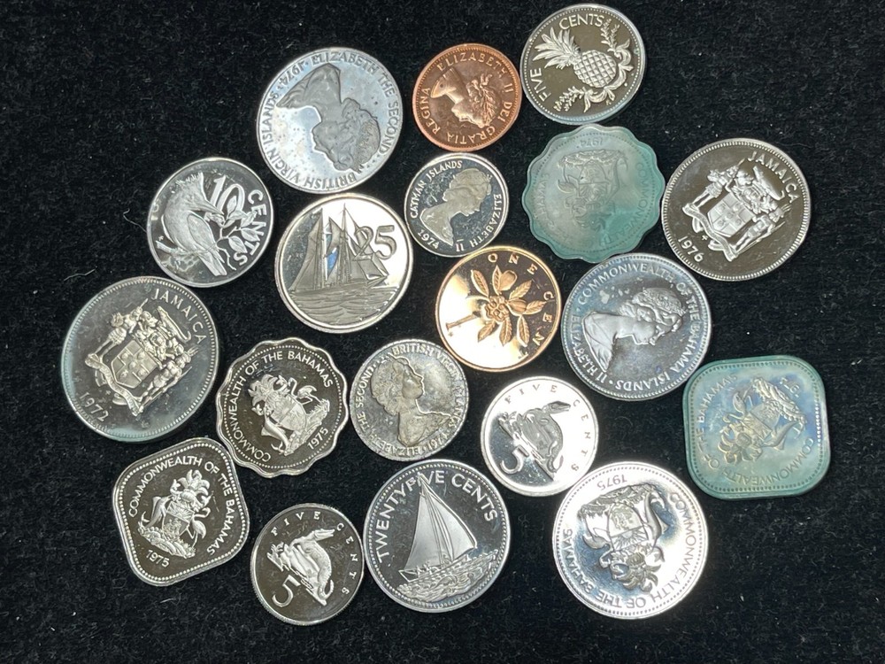 Assorted World Foreign Proof Coins Lot Excellent Condition