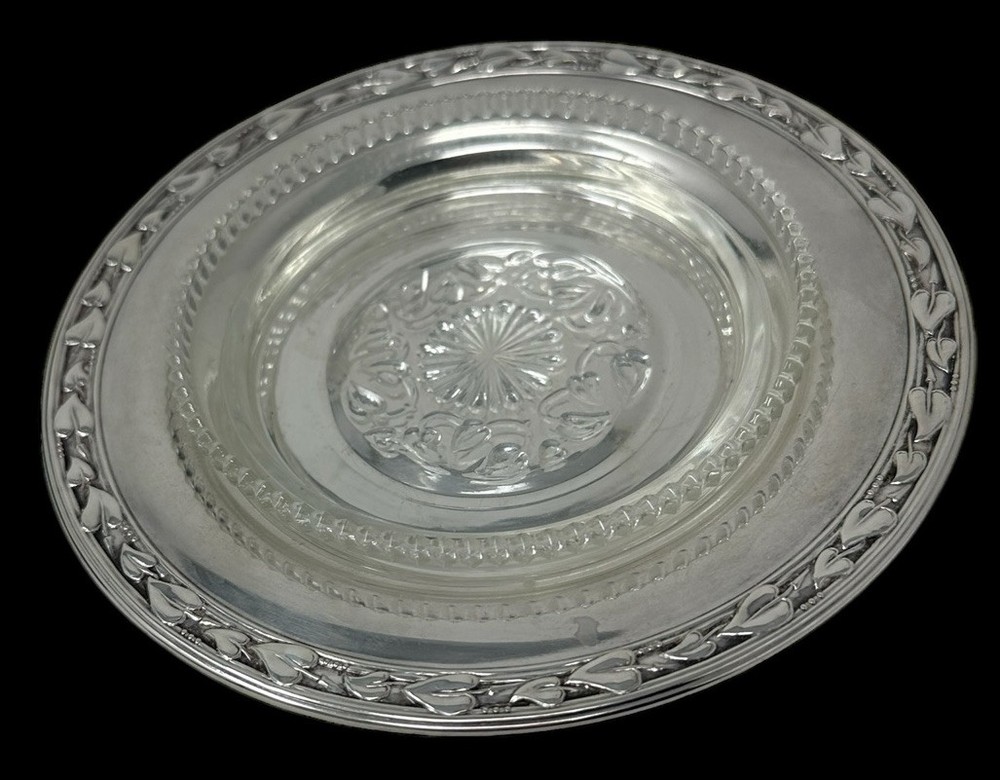 Vtg 1930s William A Rogers Meadowbrook Silverplated Trinket Dish Bowl 5.5" Dia