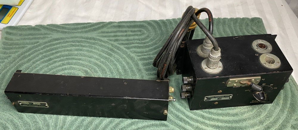 Vtg 1940s Presto 160-A Automatic Equalizer Control Box + 190S Slider Unit