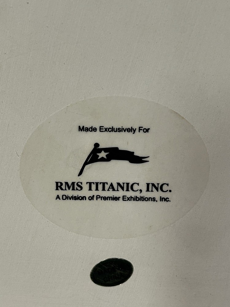 Titanic menu. April 14th 1912