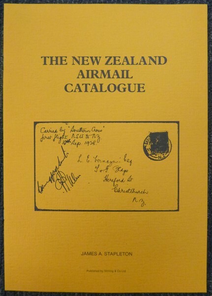 NEW ZEALAND AIRMAIL CATALOGUE J STAPLETON (ID:LIT01)