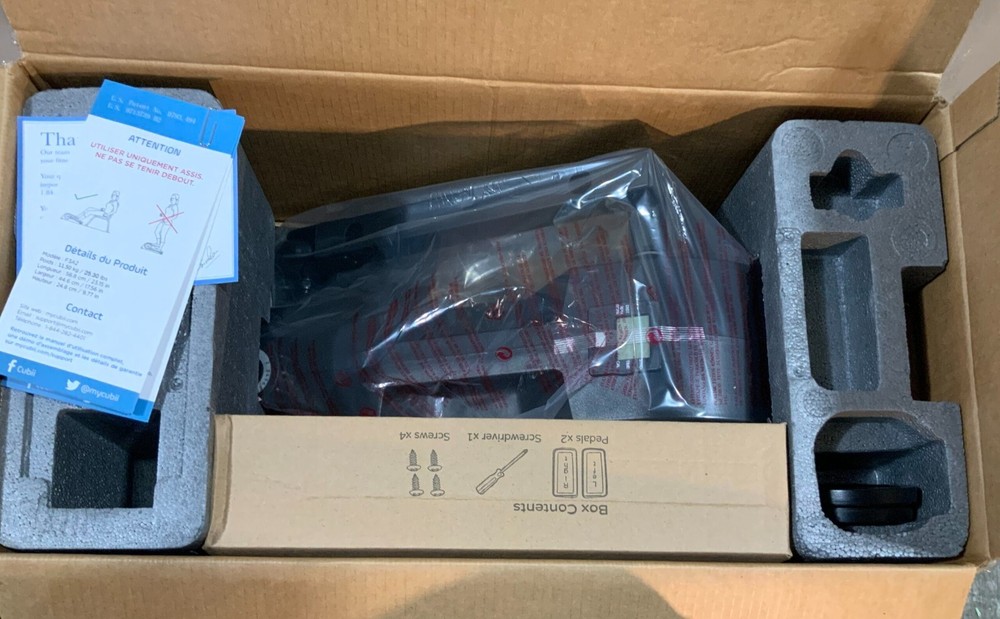 CUBII JR F3A2 Compact Seated Elliptical Black