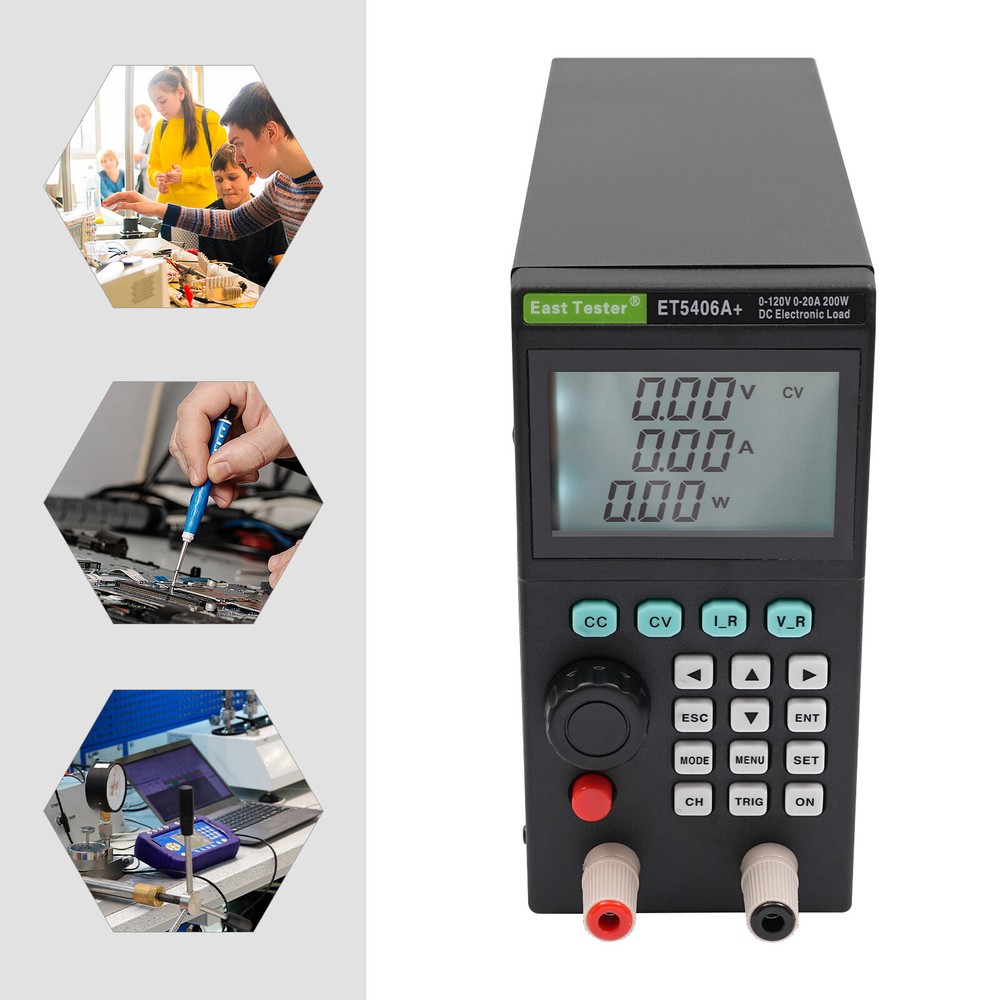 Electronic Load Tester, DC Load Testers, 0-120v 0-20A Battery Tester