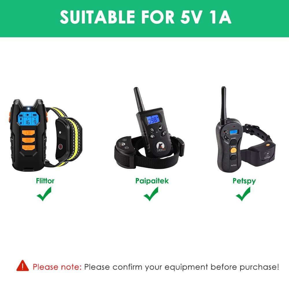 Replacement Charger Cable for Dog Shock Collar Compatible with PET / Flittor...