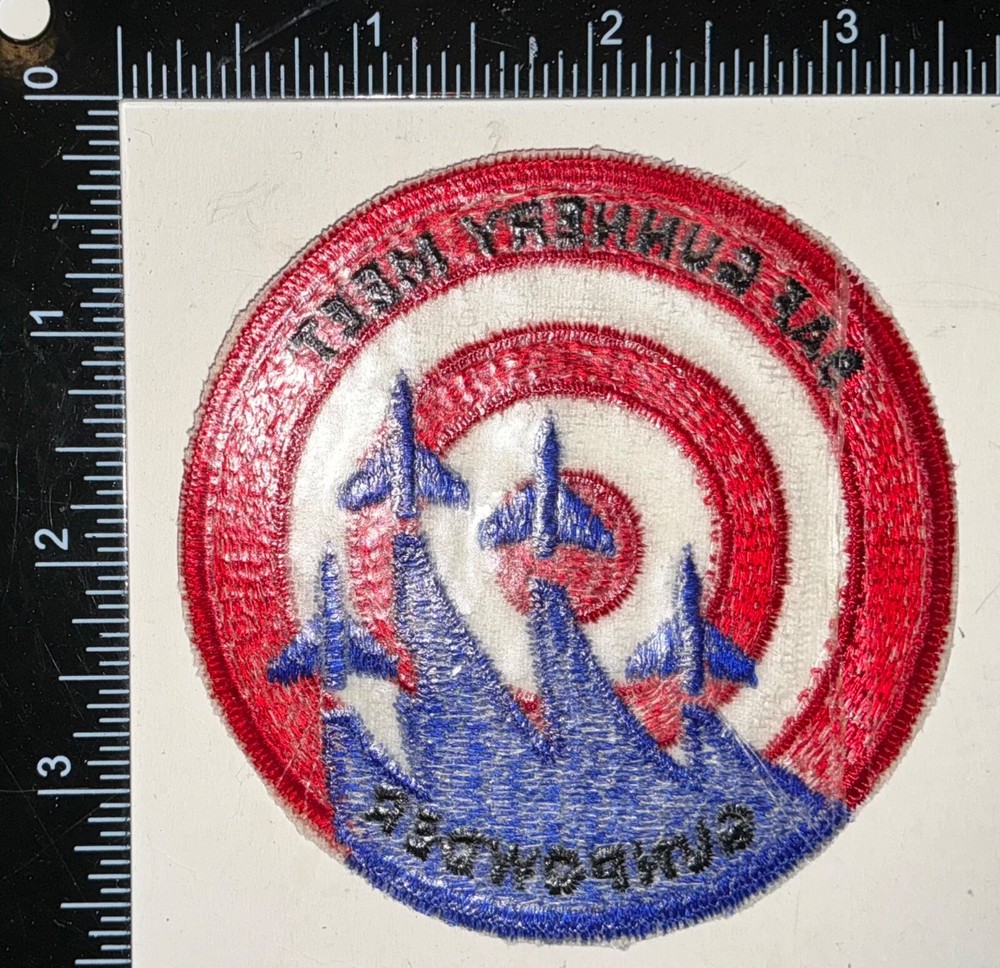USAF US 9th Air Force Gunnery Meet Gunpowder Patch