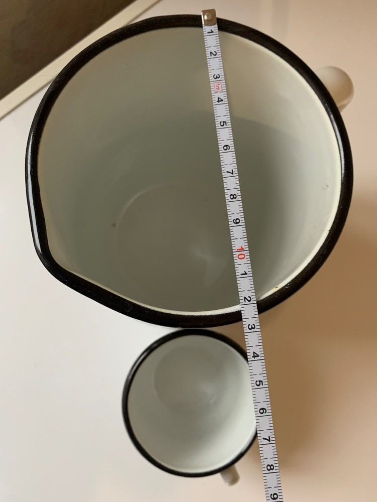 Large enameled mug specially made for День Победы. Capacity 2litra , 300 ml.