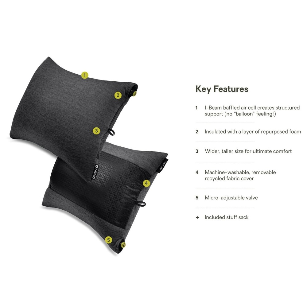NEMO Fillo King Luxury Camping Pillow