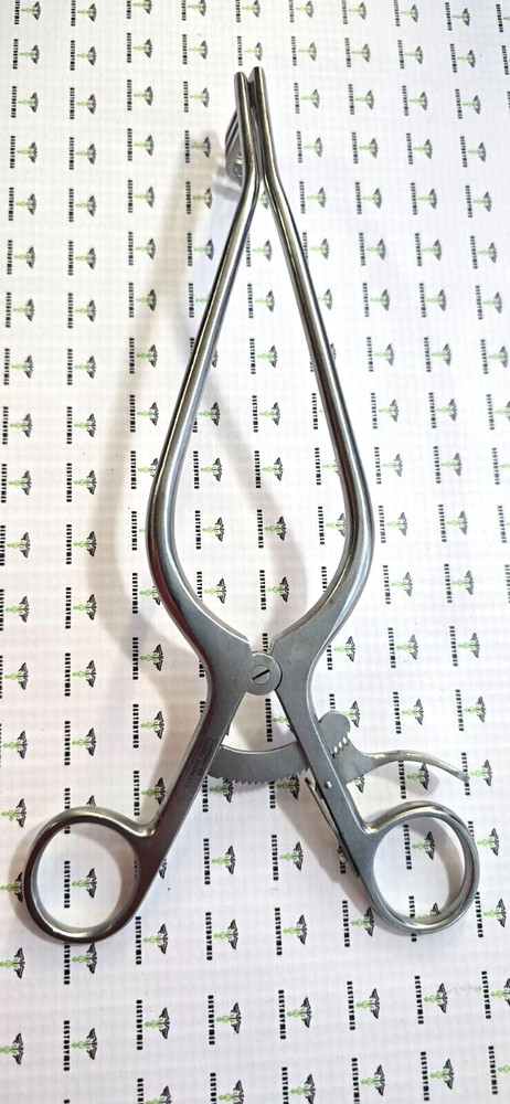 Codman 50-1362 Surgical Adson Retractor 9.5" sharp 3x3 Prongs.