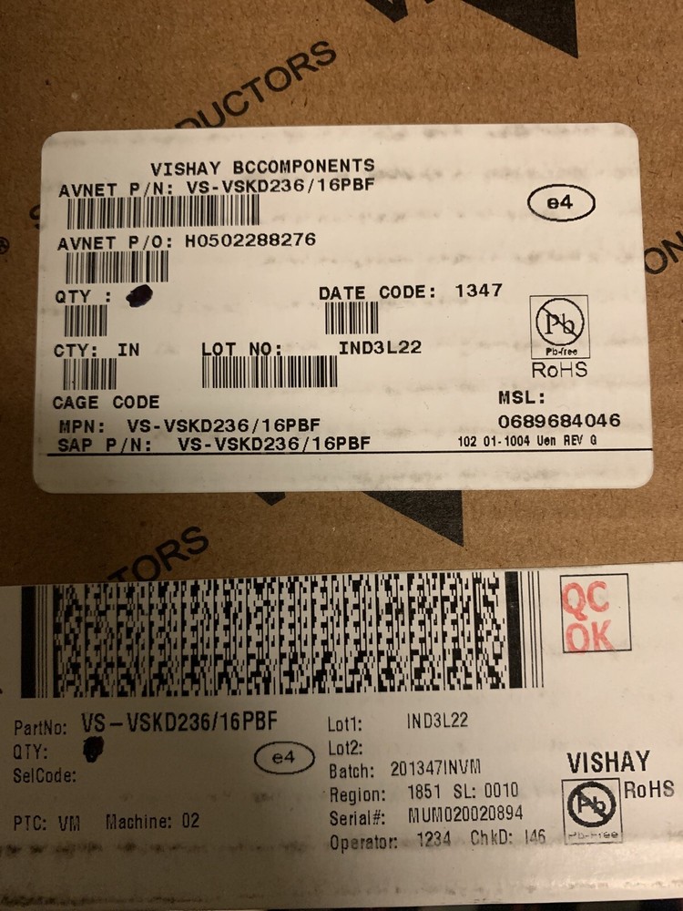 VISHAY VS-VSKD236/16PBF Chassis Mount
