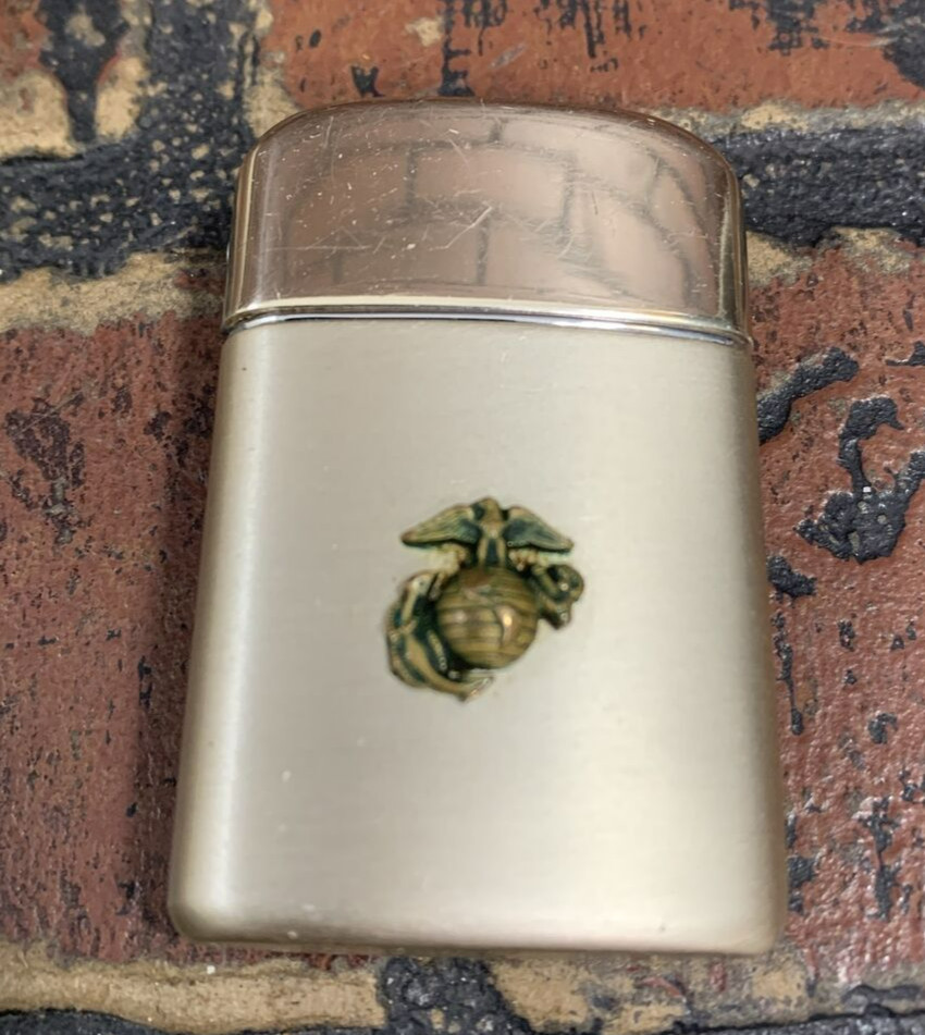 Ronson Typhoon lighter US Marines Vintage