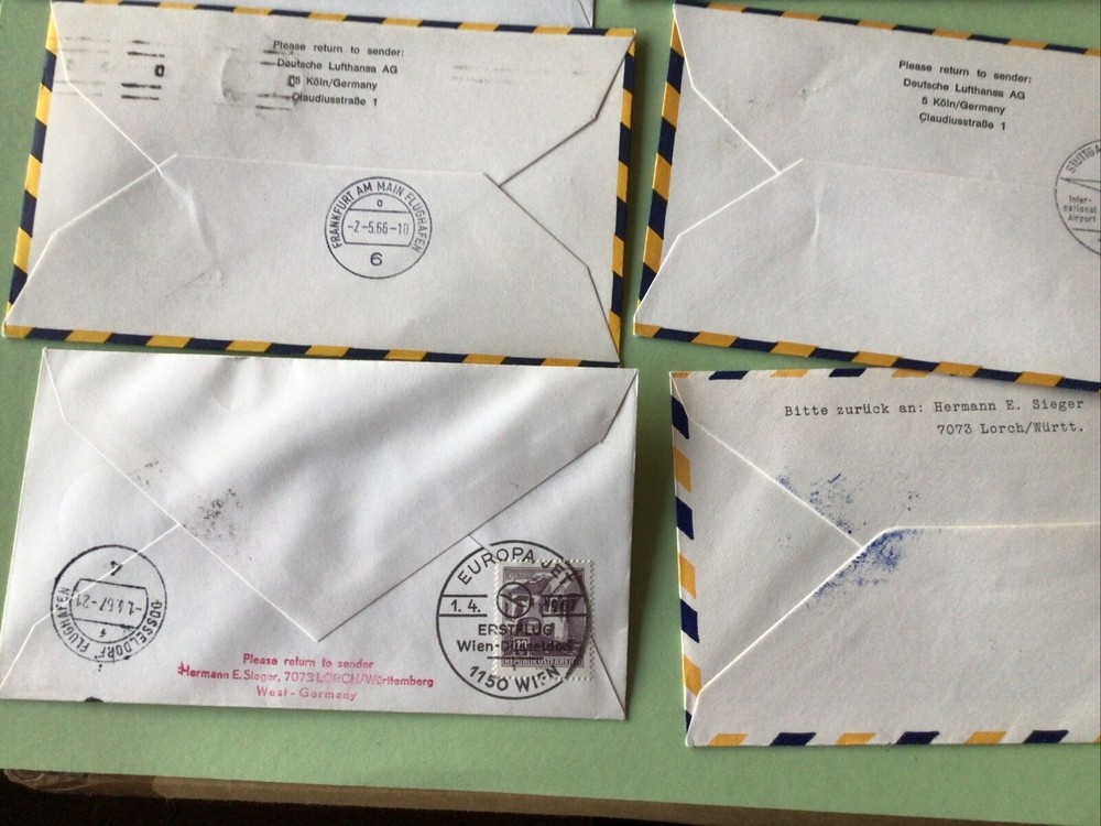 Airmail stamps covers 12 Mixed World Covers Ref A1331