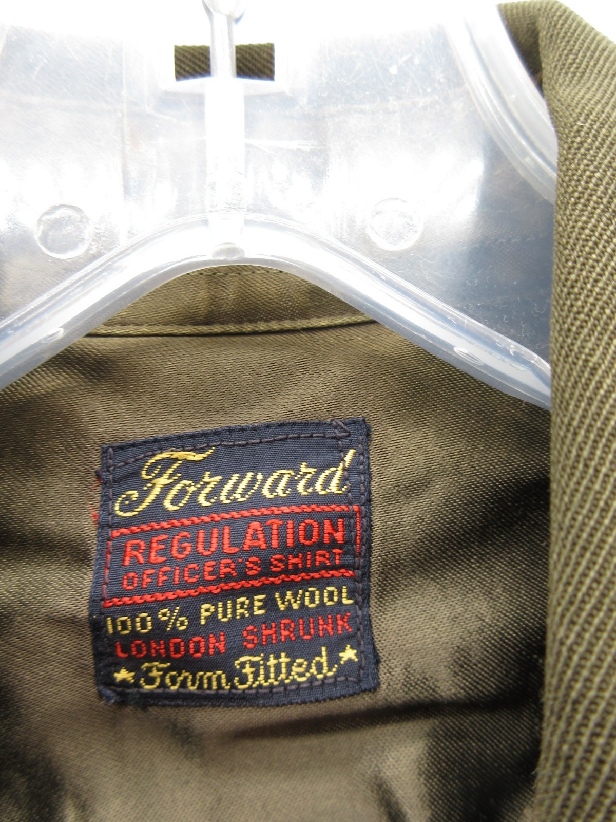 VTG WWII US Army Shirt Small Green Air Force USAAF Uniform Military Wool 1940s *