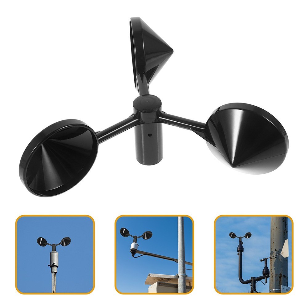 2 Pcs Handheld Wind Speed Meter Anemometer Cup Indicator Speeds Tool