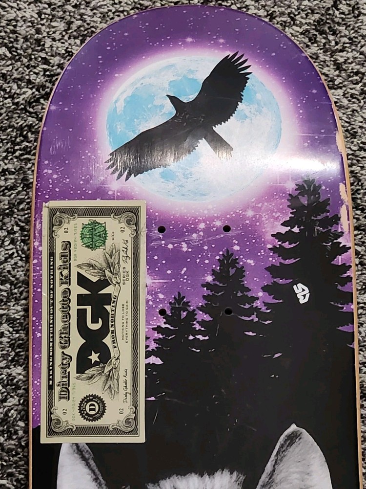 ATM Skateboard "LONE WOLF" Deck ~ SEE DESCRIPTION