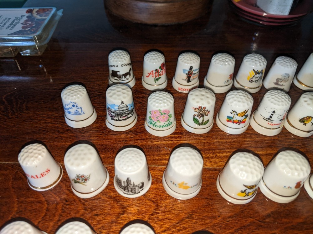 thimbles collectibles lot 50+