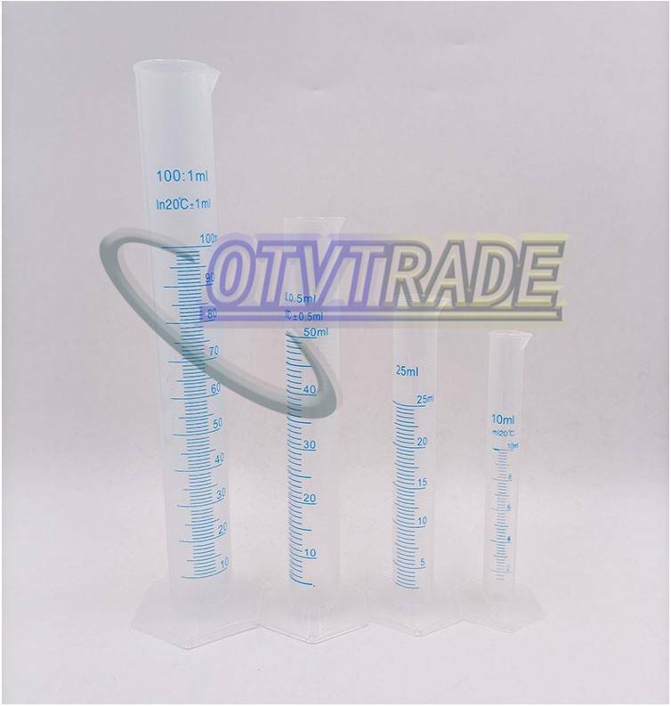 Set 10-2000ml Laboratory Solution Liquid Measurement Graduated Cylinder