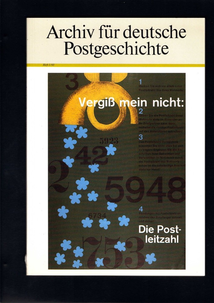 Archive For German Postal History Issue 1/1993 (U)