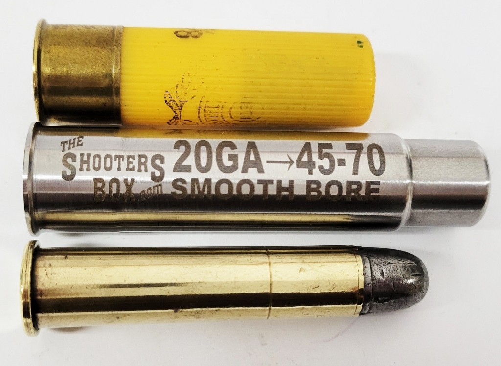 20GA to 45-70 Shotgun Adapter - Stainless Steel - Free Shipping!