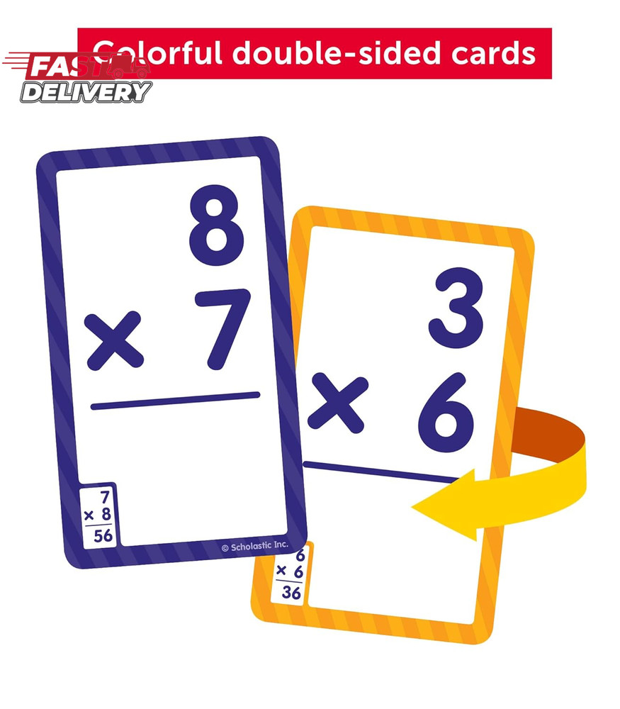Scholastic Flash Cards: Multiplication 0 - 12