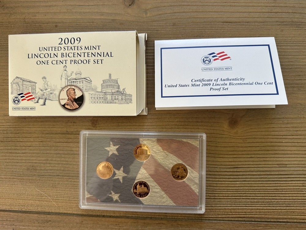 2009 US Mint, Lincoln Bicentennial One Cent Proof Set