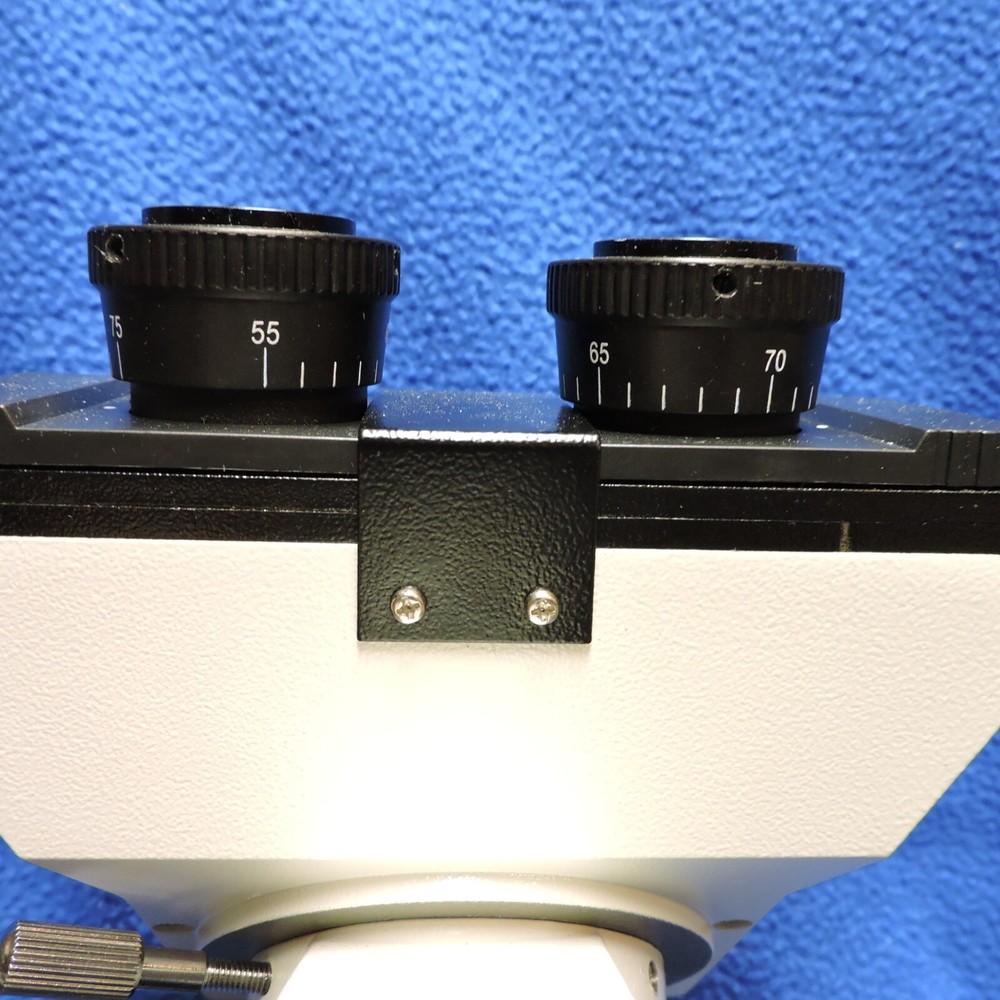 Omax Microscope G2018007467 Rotatable Head 4 Lens Missing Eyepieces