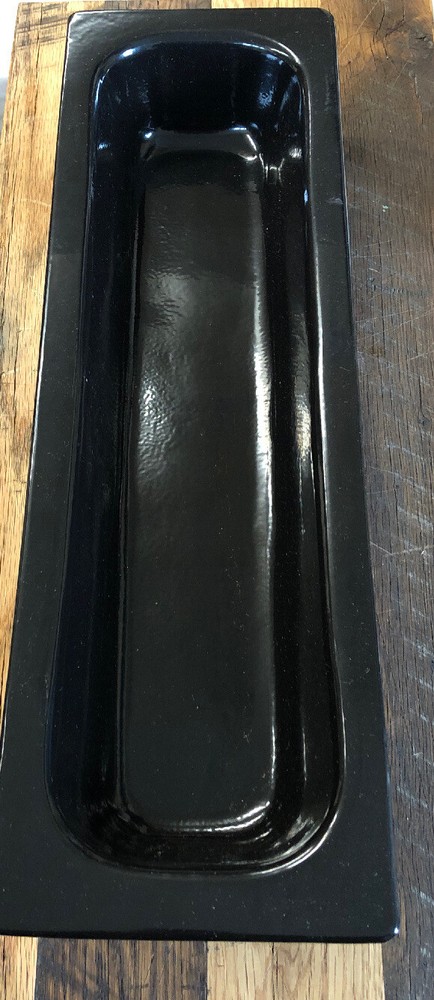 Bon Chef 5094 1/2 Size Rectangle Food Pan Black