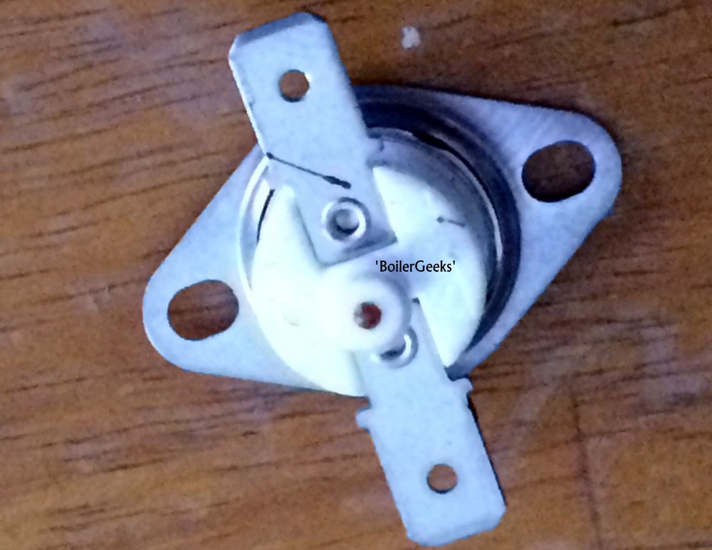350° Fixed Temperature Thermostat MANUAL RESET ROLL-OUT SENSOR (fixed treadle)