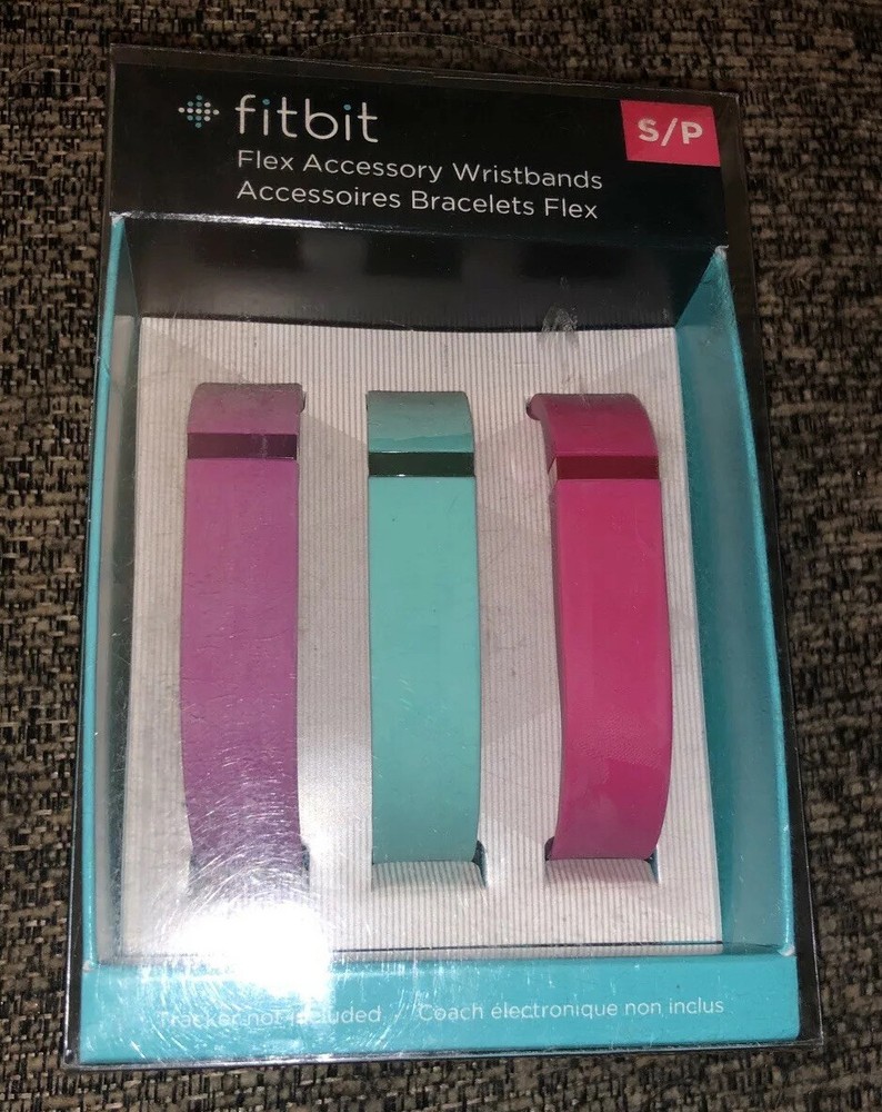 Fitbit: Flex Accessory Wristbands (SM). New In Box. 3 Bands.