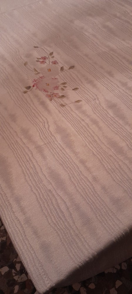 Hand Painted Shantung Double Bedspread