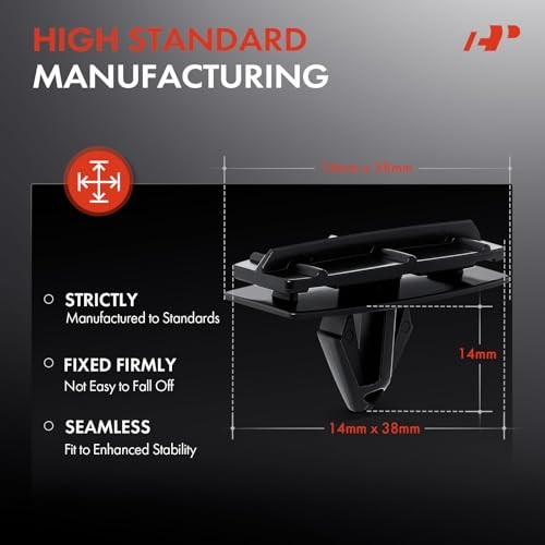 Fender Flare Clips 14mm Rocker Panel Retainer Clips Compatible with Jeep 20