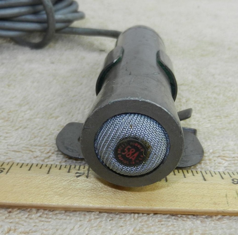 Vintage 1950's TURNER 58A Dynamic Microphone Audio Equipment !