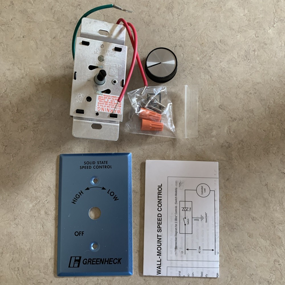 Greenheck Electronics KBWC-15K Solid State Motor/Fan Speed Control 5 Amp 120VAC