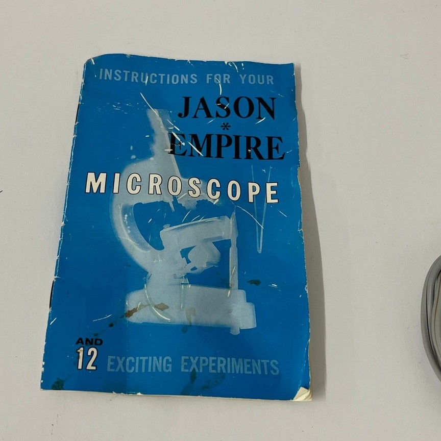 Jason Empire 708 Deluxe Microscope 750x w Case