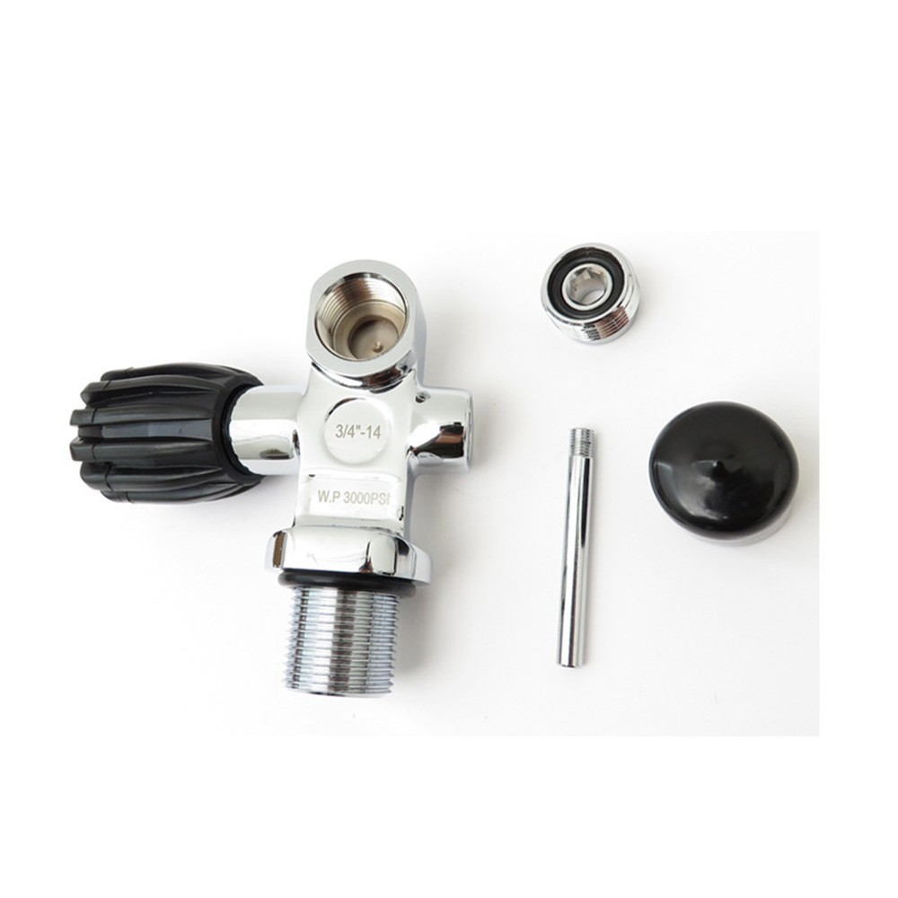 Diving Valve for High Pressure Tanks with Explosion Proof Capabilities