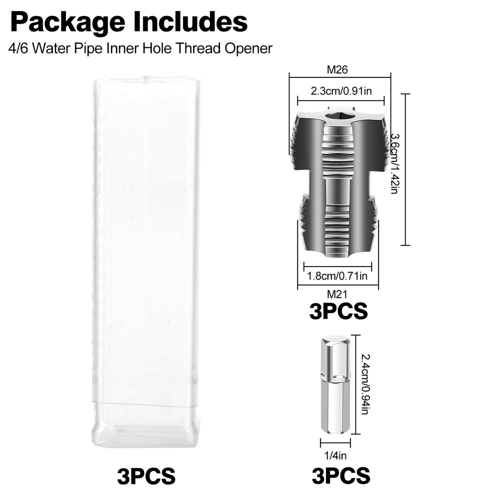 Integrated Internal & External Pipe Threading Tool PVC Pipe Thread Cutting Tool