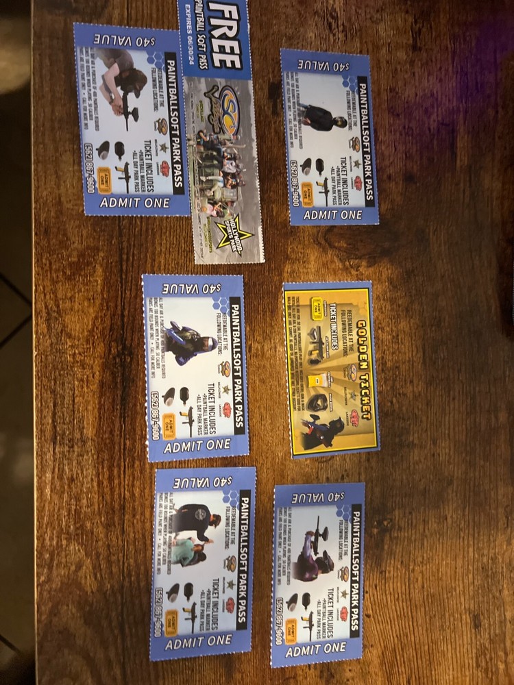 Paintball Tickets