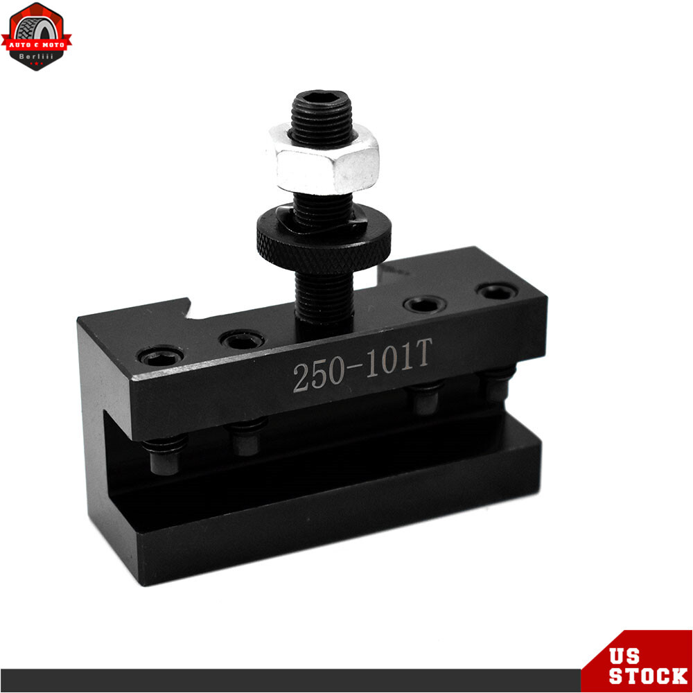 2Pcs AXA #1 250-101 XL Oversize Quick Change Tool Post Turning & Facing Holder
