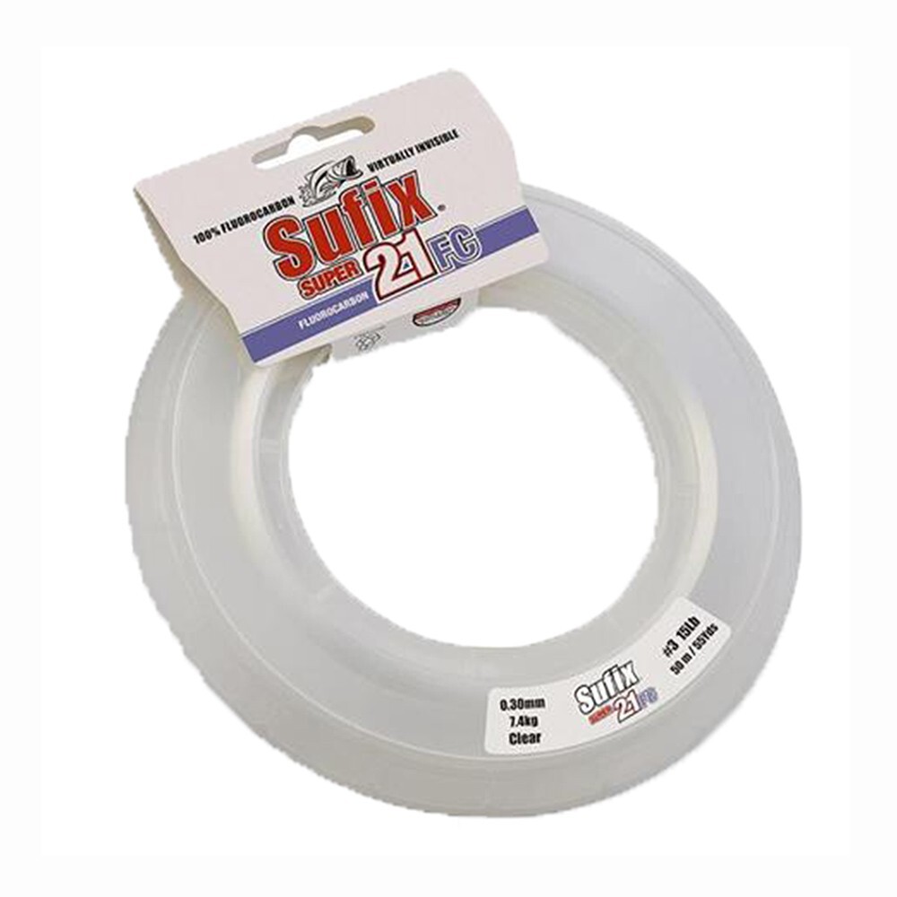 Super 21 Fluorocarbon Clear 50m Sufix Wire
