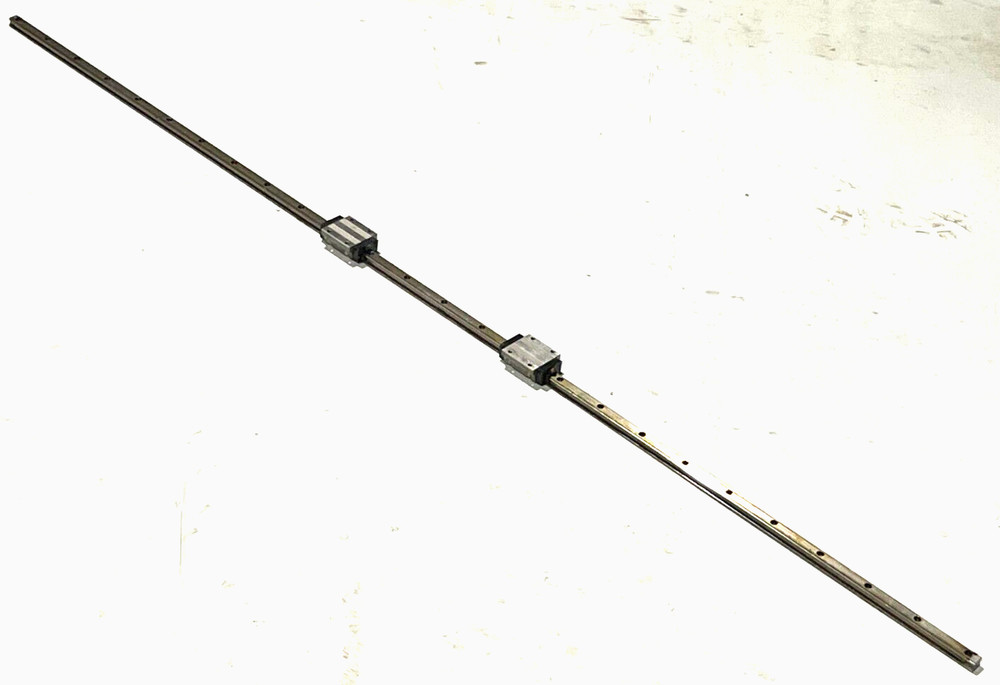 THK SHS15CR2+1524L Linear Guide Blocks w/ Guide Rail