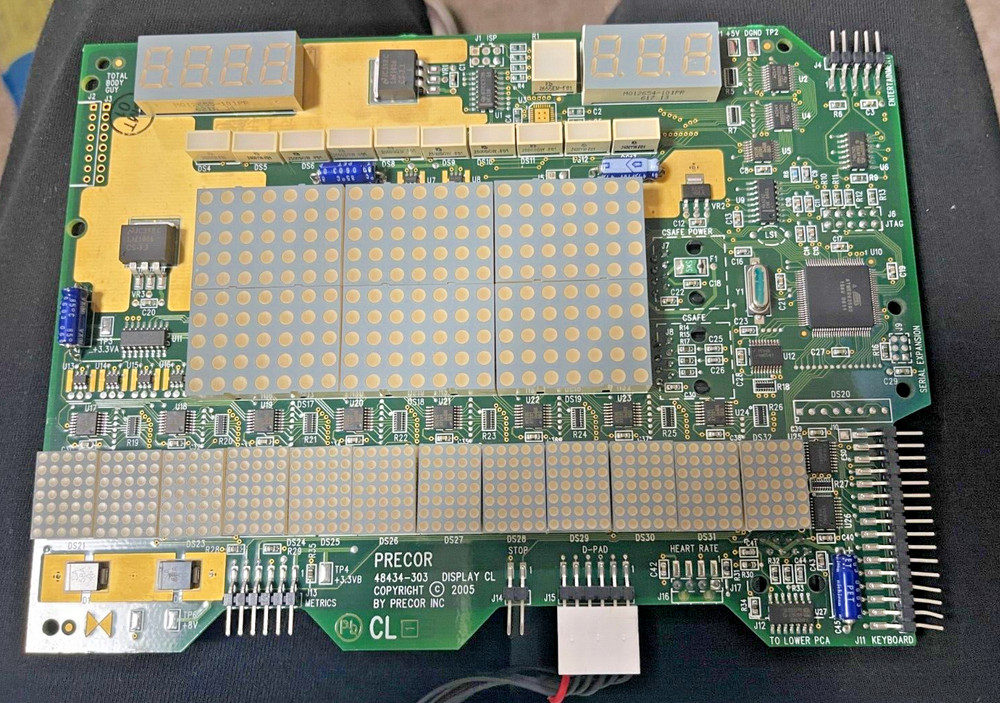 Precor Upper Display Electronics Board for C546i Ellipticals