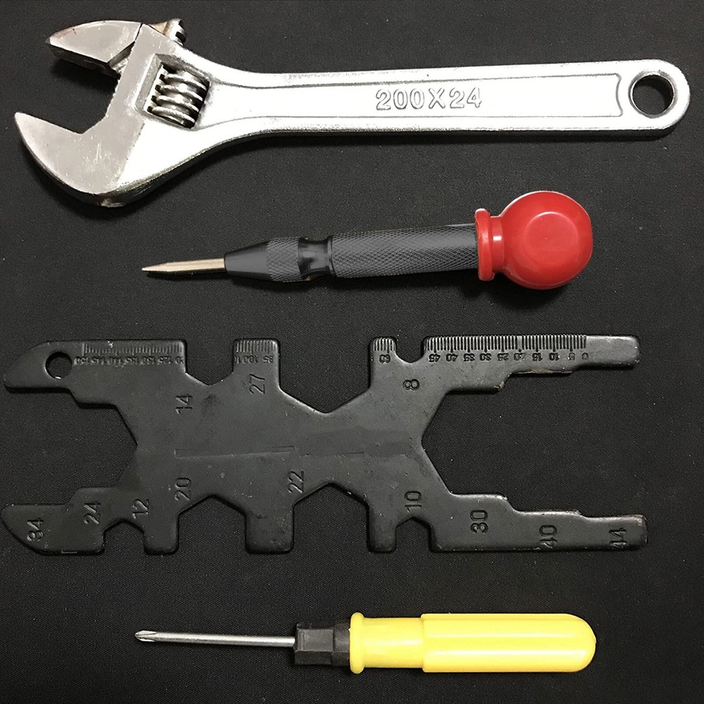 2PCs Automatic Center Punch Strikes Surface Hammer Spring Loaded Window Breaker